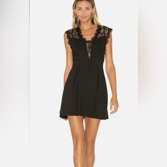 BCBGeneration Black Lace Cocktail Dress | Size 6 | Short | Worn Once | Perfect - Picture 2 of 10